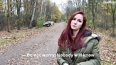KleoModel’s Public Outdoor Pickup Creampie